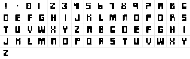 New Regular Character Map