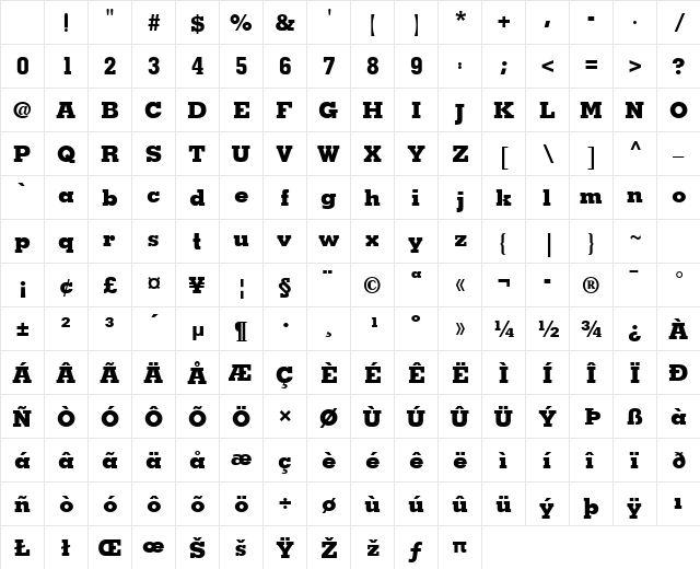 MofidMahdi LT Regular Character Map MofidMahdi LT Regular Character Map