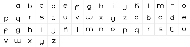 Moiser Regular Character Map