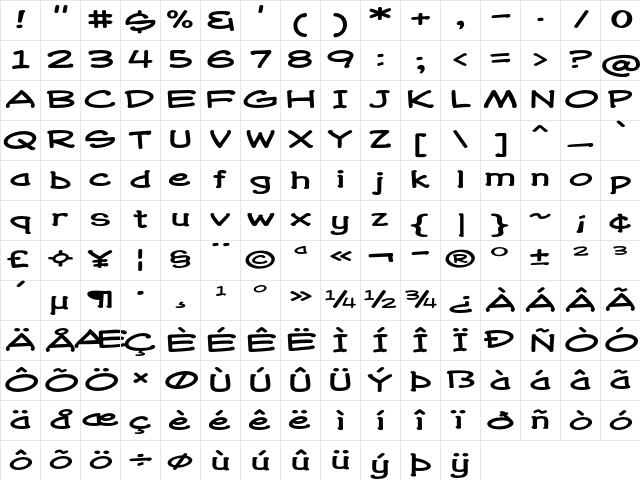 Monster Marker Extra-expanded Regular Character Map Monster Marker Extra-expanded Regular Character Map