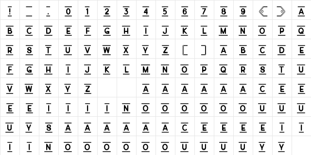 Montecarlito Regular Character Map Montecarlito Regular Character Map