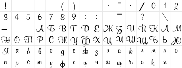 Murray NormalA Character Map