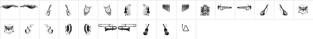 musical instruments, 3rd chair Regular Character Map musical instruments, 3rd chair Regular Character Map