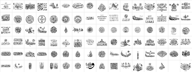 99 Chars Raw Font Regular Character Map