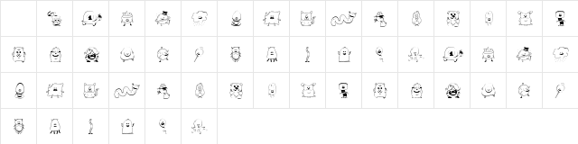 My Sweet Sunshine Regular Character Map My Sweet Sunshine Regular Character Map