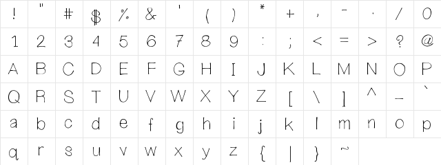 mywanderingheart Medium Character Map