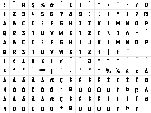 New Comic Title Expanded Expanded Character Map