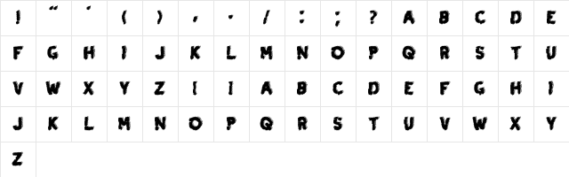 Night Prowler Regular Character Map Night Prowler Regular Character Map