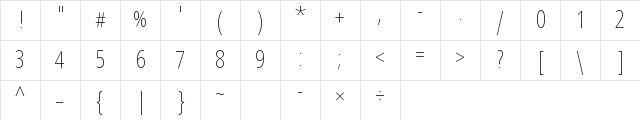 Noto Sans Devanagari XCn Th Regular Character Map