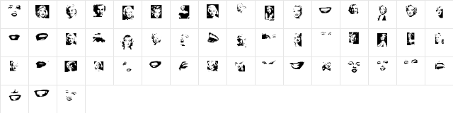 Monroe Dingbats Regular Character Map