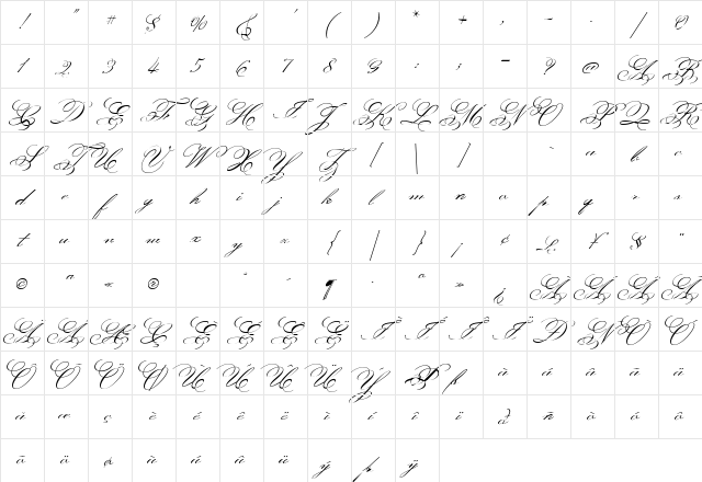 Monsieur La Doulaise Regular Character Map