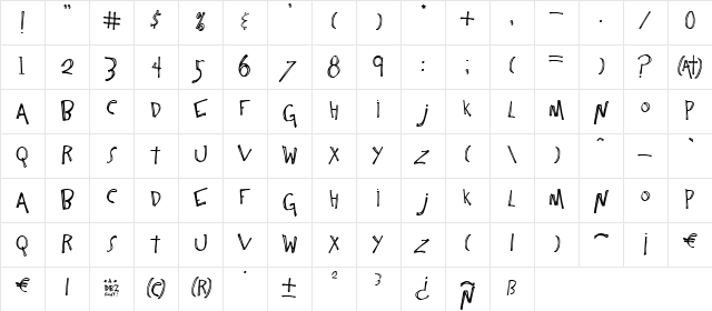 One Constant Regular Character Map