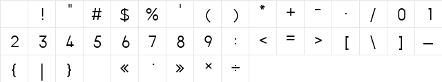 OoredooArabic Regular Character Map OoredooArabic Regular Character Map