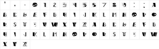 Optimist Regular Character Map Optimist Regular Character Map