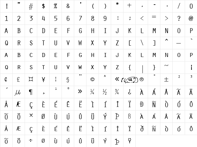 Oracle Regular Character Map