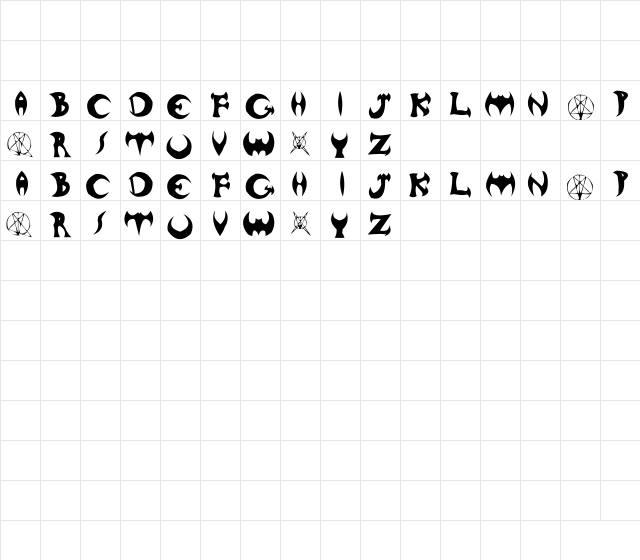 Morbida Regular Character Map