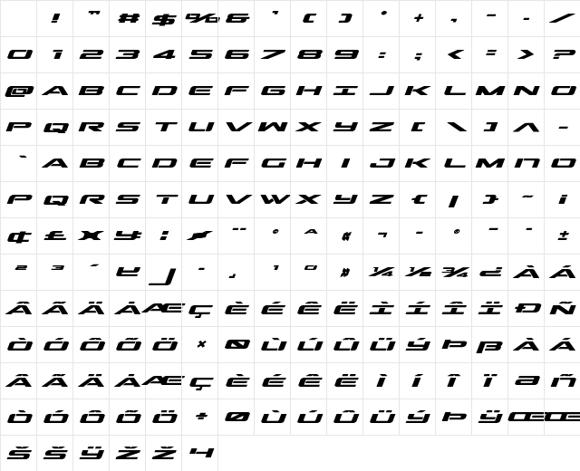 Outrider Expanded Bold Italic Expanded Bold Italic Character Map Outrider Expanded Bold Italic Expanded Bold Italic Character Map