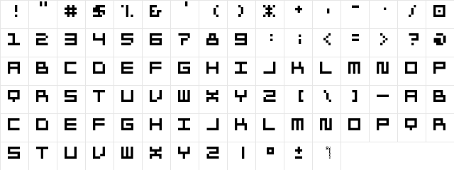 Morohashi Regular Character Map