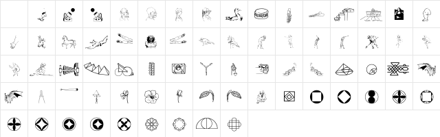 P22 DaVinci Extras Character Map P22 DaVinci Extras Character Map