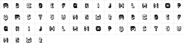 Paintball Regular Character Map Paintball Regular Character Map