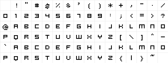 pannetje_10 Regular Character Map pannetje_10 Regular Character Map