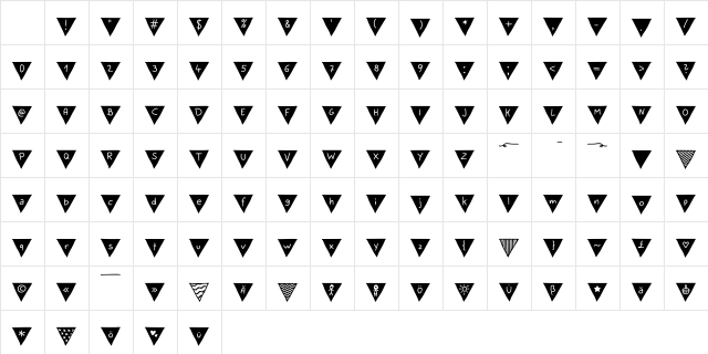 Paper Banner Bold Character Map Paper Banner Bold Character Map