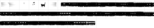 Passenger Regular Character Map Passenger Regular Character Map
