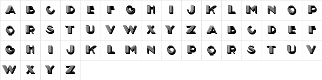 Perfomer 3D Regular Character Map