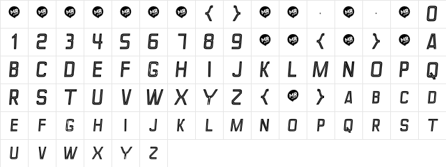 Perforama Italic Character Map Perforama Italic Character Map