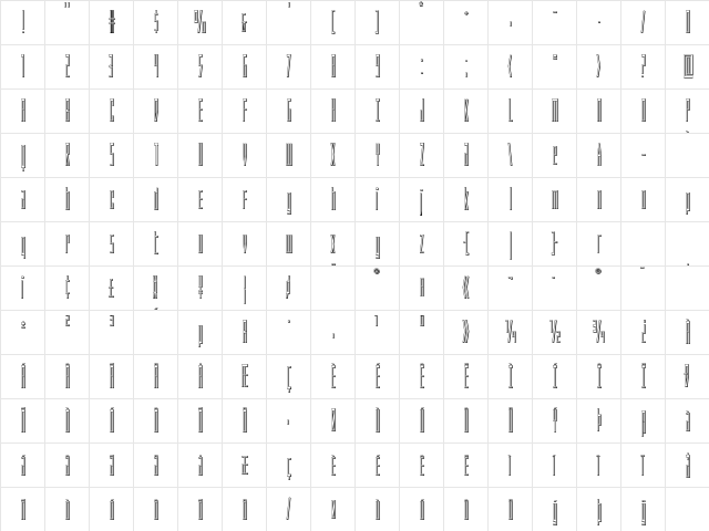 Phantacon Outline Outline Character Map Phantacon Outline Outline Character Map
