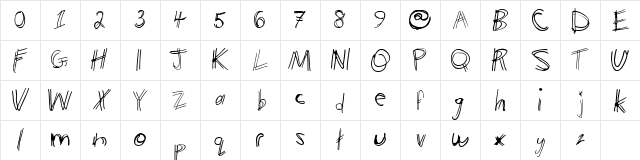 Phont Van Ulden Regular Character Map