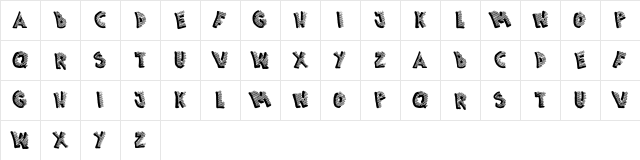 Picasa Regular Character Map