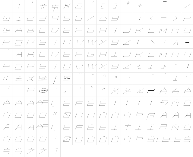 Player 1 Up Light Italic Light Italic Character Map Player 1 Up Light Italic Light Italic Character Map