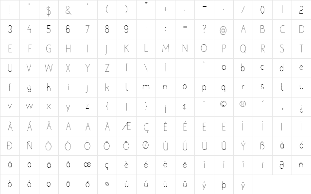 poor weekdays Regular Character Map poor weekdays Regular Character Map
