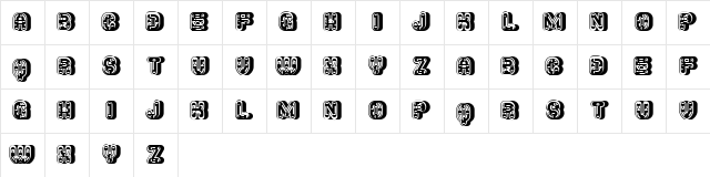 Pork Regular Character Map