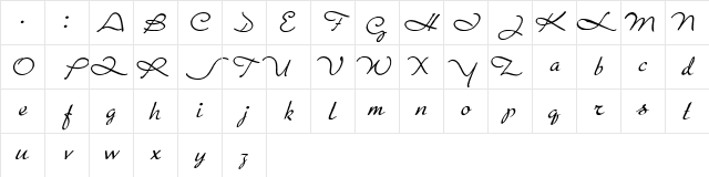 Porosa Regular Character Map