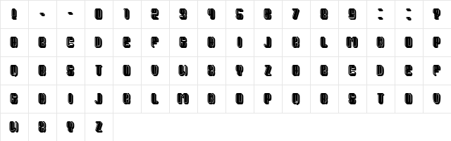 President Filled Regular Character Map