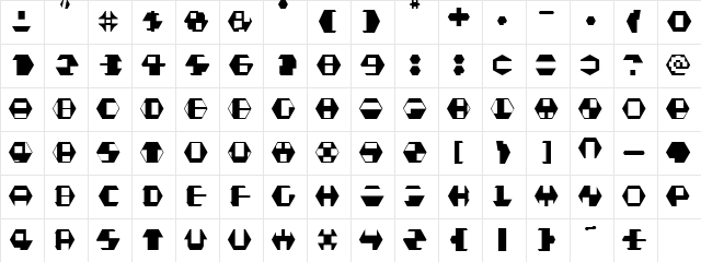 Prime v2 Regular Character Map