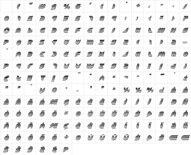 Puff Angel Chrome Italic Italic Character Map Puff Angel Chrome Italic Italic Character Map