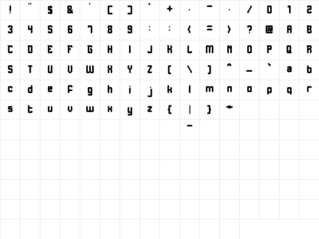 PURPOSE-advance Regular Character Map