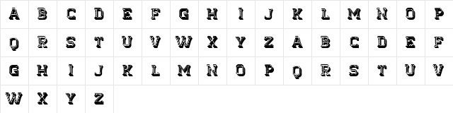 Puthjet Regular Character Map Puthjet Regular Character Map