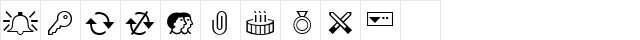 MS Outlook Regular Character Map