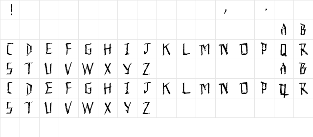 Quick Pick Your Hat Regular Character Map