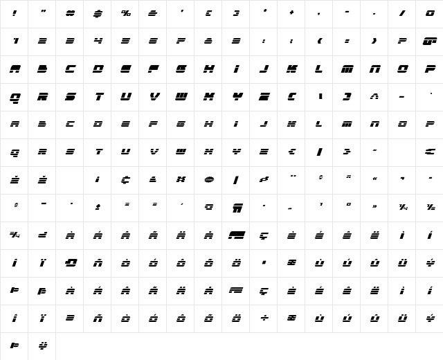 Quicken Italic Italic Character Map Quicken Italic Italic Character Map