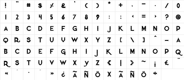 Quiet the Thief OutlinedTight Character Map Quiet the Thief OutlinedTight Character Map