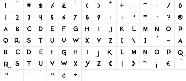 Quiet the Thief Quiet Character Map