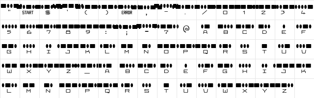 Radios in Motion Regular Character Map Radios in Motion Regular Character Map