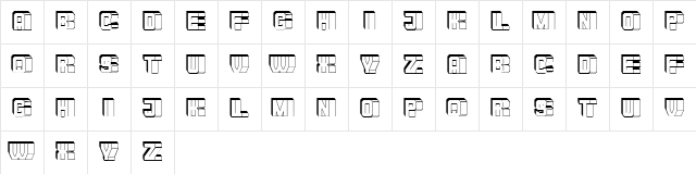 Razor Regular Character Map