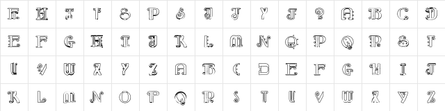 Rebimboca Outline Regular Character Map Rebimboca Outline Regular Character Map
