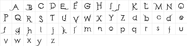 Retak Seribu Regular Character Map Retak Seribu Regular Character Map